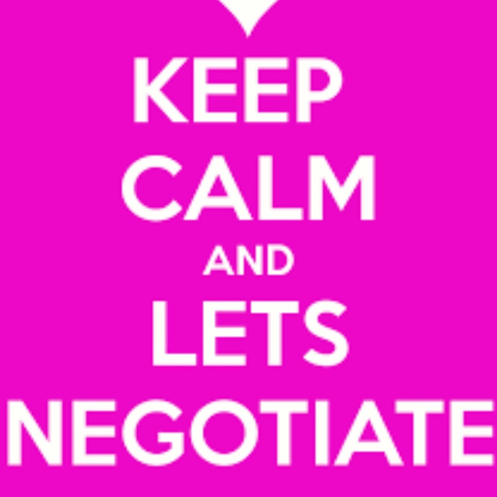 LET'S NEGOTIATE